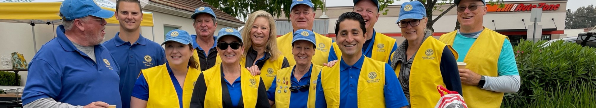 Group of Rotary Club Goleta volunteers