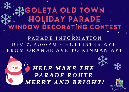 Goleta Holiday Parade Window Decorating Contest