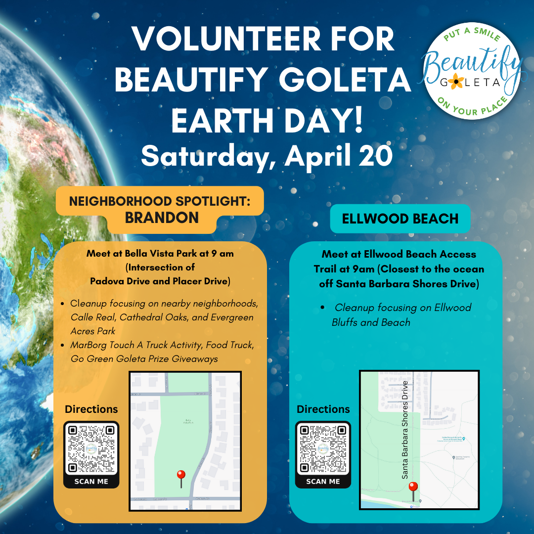 Beautify Goleta Cleanup April 20, 2024