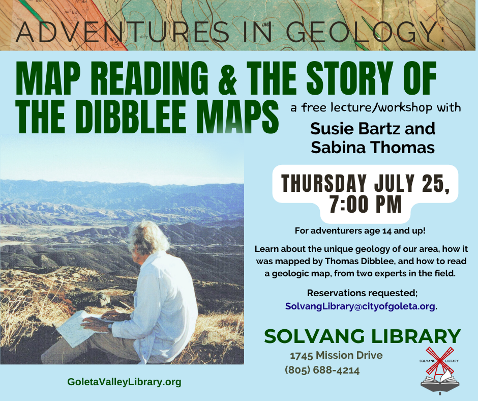 Adventures in Geology July 2024 Solvang Library