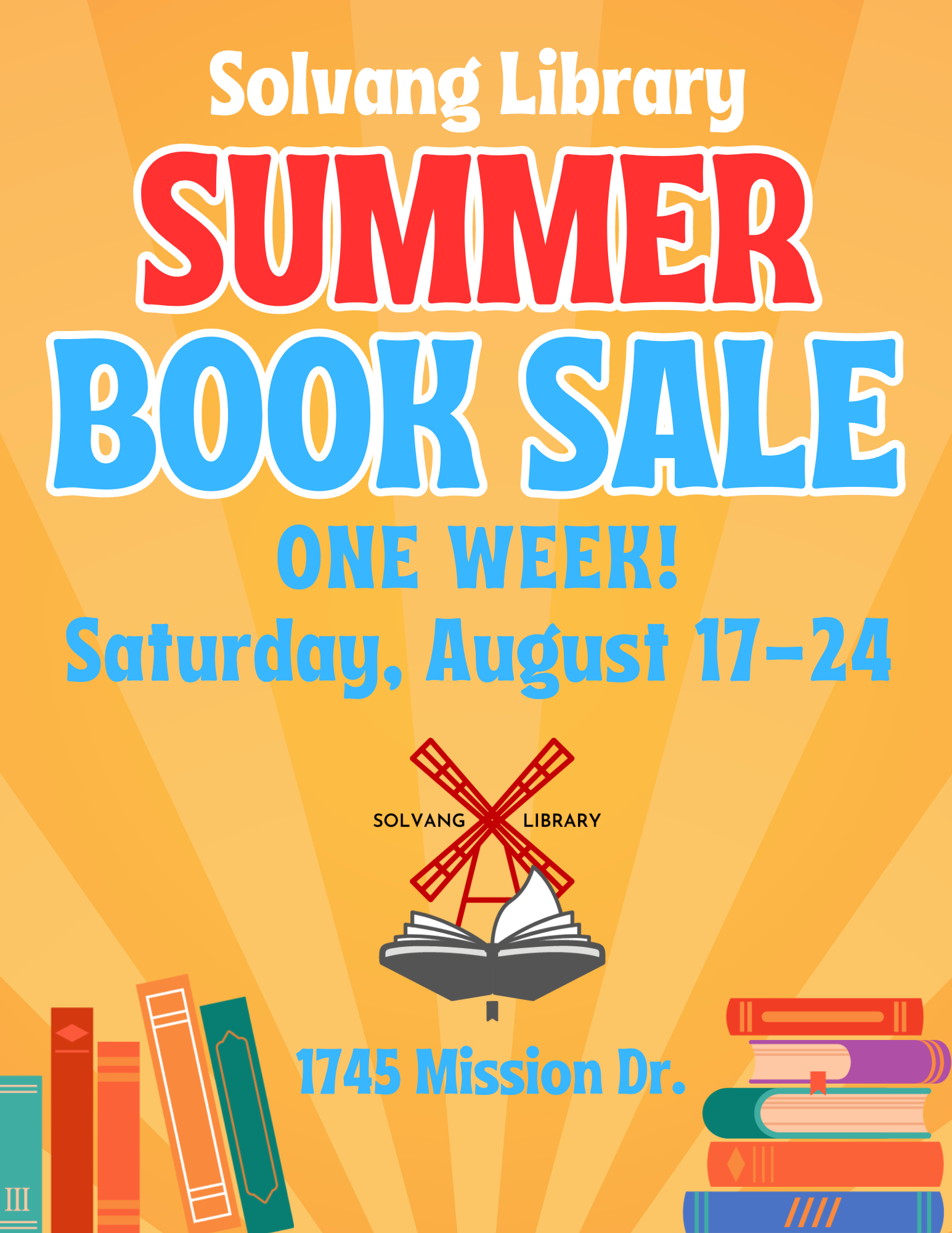 Summer Book Sale Solvang Library