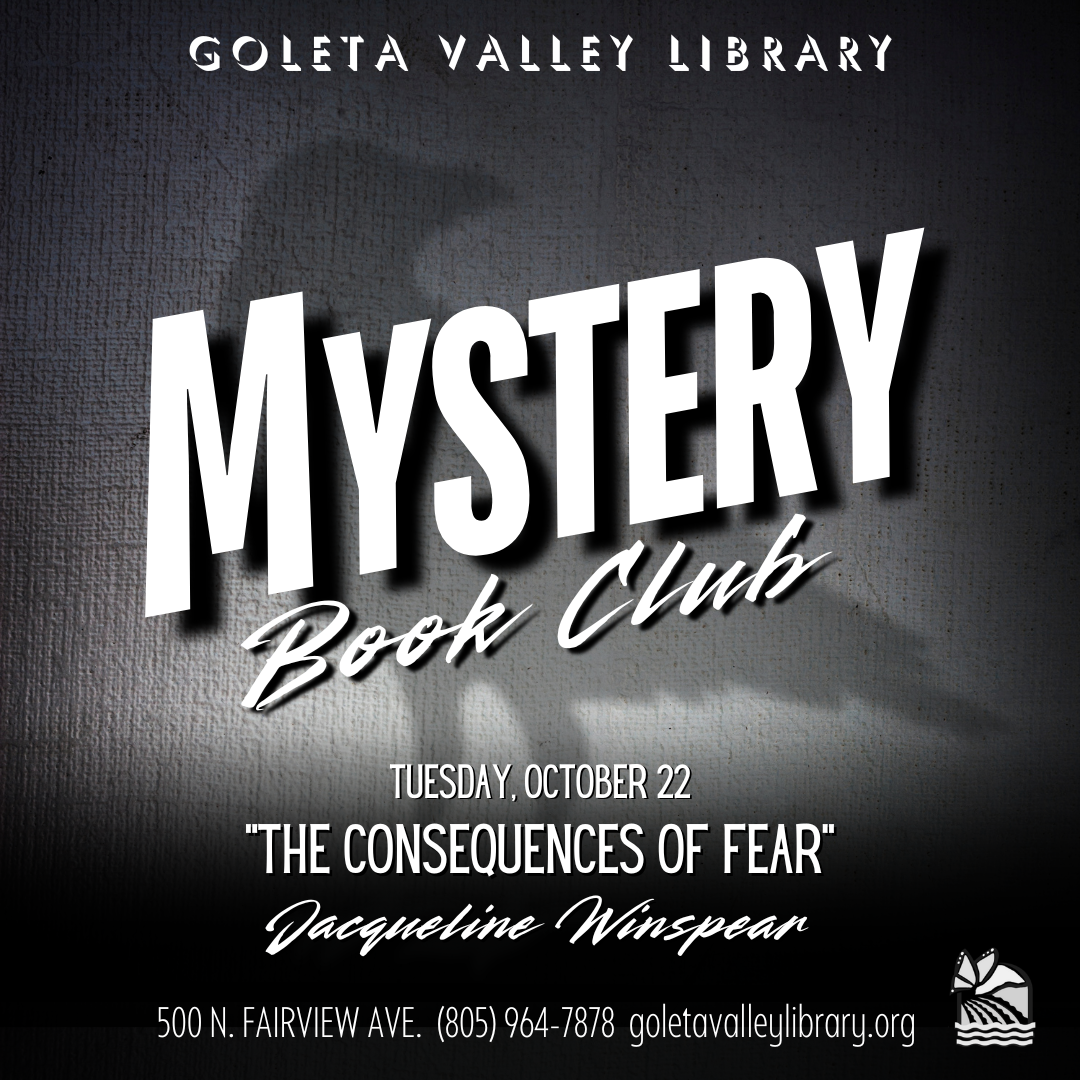 November Mystery Book Club - "The Consequences of Fear"