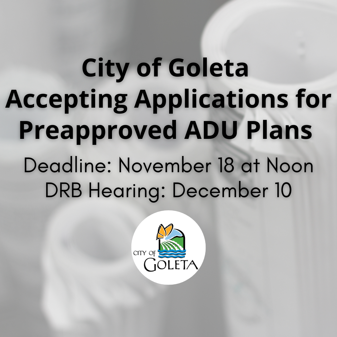 Reminder to Submit Preapproved ADU Plans