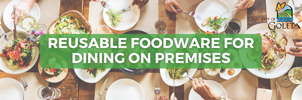 Reusable Foodware for Dining On Premises 