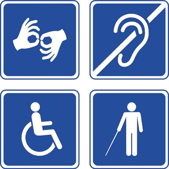 Accessibility symbols